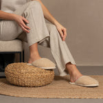 MENIQUE 100% Merino Wool Womens Fluffy Slippers