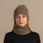 MENIQUE 100% Merino Wool Womens Knit Beanie Merino