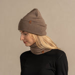 MENIQUE 100% Merino Wool Womens Knit Beanie Merino