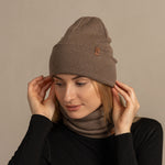 MENIQUE 100% Merino Wool Womens Knit Beanie Merino