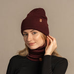 MENIQUE 100% Merino Wool Womens Knit Beanie Merino