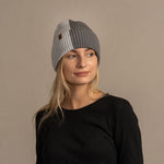 MENIQUE 100% Merino Wool Womens Knit Multicolor Beanie Merino