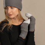 MENIQUE 100% Merino Wool Womens Knit Multicolor Gloves Merino