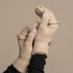 MENIQUE 100% Merino Wool Womens Knit Convertible Gloves Merino