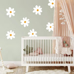 Daisy Flowers Boho DIY Wall Stickers | Hypoallergenic - Allergy Friendly - Naturally Free