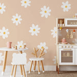 Daisy Flowers Boho DIY Wall Stickers | Hypoallergenic - Allergy Friendly - Naturally Free