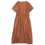 Desert Sunset Casual 100% Linen Dress | Hypoallergenic - Allergy Friendly - Naturally Free