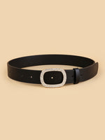 Diamond Oval Vegan Leather Womens Belt | Hypoallergenic - Allergy Friendly - Naturally Free