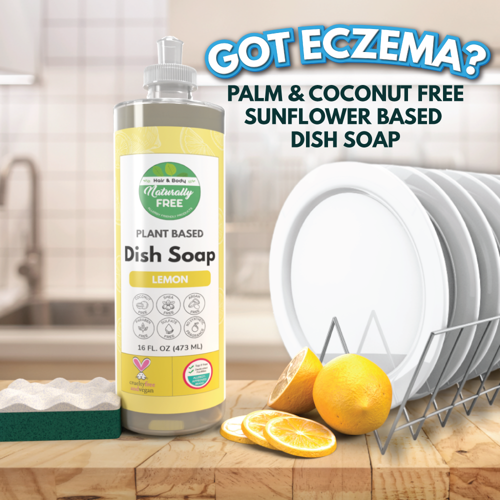 Dish Soap - Lemon | Hypoallergenic - Allergy Friendly - Naturally Free