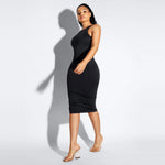 Dusk Hues Built In Shapewear Cotton Bodycon Dress | Hypoallergenic - Allergy Friendly - Naturally Free