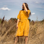 MENIQUE Oversize Dress Olivia Spicy Yellow