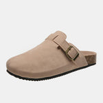 Earth Tone Buckle Suede Shoes | Hypoallergenic - Allergy Friendly - Naturally Free