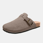 Earth Tone Buckle Suede Shoes | Hypoallergenic - Allergy Friendly - Naturally Free