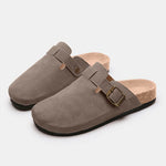 Earth Tone Buckle Suede Shoes | Hypoallergenic - Allergy Friendly - Naturally Free