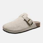 Earth Tone Buckle Suede Shoes | Hypoallergenic - Allergy Friendly - Naturally Free