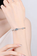 Earth's Splendor Moissanite Sterling Silver Bracelet | Hypoallergenic - Allergy Friendly - Naturally Free