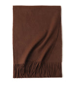 Earthy Tones Tassle Cashmere Womens Scarf | Hypoallergenic - Allergy Friendly - Naturally Free