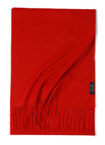 Earthy Tones Tassle Cashmere Womens Scarf | Hypoallergenic - Allergy Friendly - Naturally Free