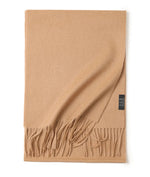 Earthy Tones Tassle Cashmere Womens Scarf | Hypoallergenic - Allergy Friendly - Naturally Free