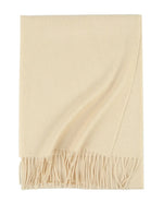 Earthy Tones Tassle Cashmere Womens Scarf | Hypoallergenic - Allergy Friendly - Naturally Free