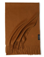 Earthy Tones Tassle Cashmere Womens Scarf | Hypoallergenic - Allergy Friendly - Naturally Free