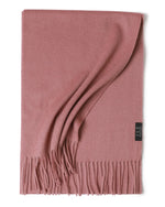 Earthy Tones Tassle Cashmere Womens Scarf | Hypoallergenic - Allergy Friendly - Naturally Free