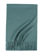 Earthy Tones Tassle Cashmere Womens Scarf | Hypoallergenic - Allergy Friendly - Naturally Free