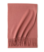 Earthy Tones Tassle Cashmere Womens Scarf | Hypoallergenic - Allergy Friendly - Naturally Free