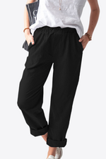 Ebony Forest Pocketed Cargo 100% Viscose Pants | Hypoallergenic - Allergy Friendly - Naturally Free