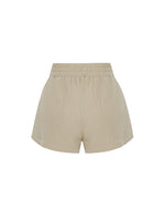 THE HAND LOOM Echo Womens Boy Shorts - Oatmeal