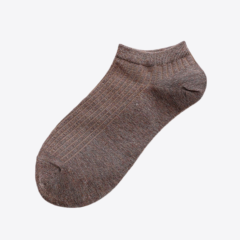 Eco Bloom Ribbed Ankle Organic Cotton Socks | Hypoallergenic - Allergy Friendly - Naturally Free