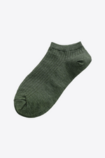 Eco Bloom Ribbed Ankle Organic Cotton Socks | Hypoallergenic - Allergy Friendly - Naturally Free