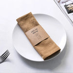 Eco Lux Nettle Ramie Cotton Kitchen Napkins | Hypoallergenic - Allergy Friendly - Naturally Free