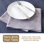 Eco Lux Nettle Ramie Cotton Kitchen Napkins | Hypoallergenic - Allergy Friendly - Naturally Free