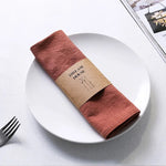 Eco Lux Nettle Ramie Cotton Kitchen Napkins | Hypoallergenic - Allergy Friendly - Naturally Free