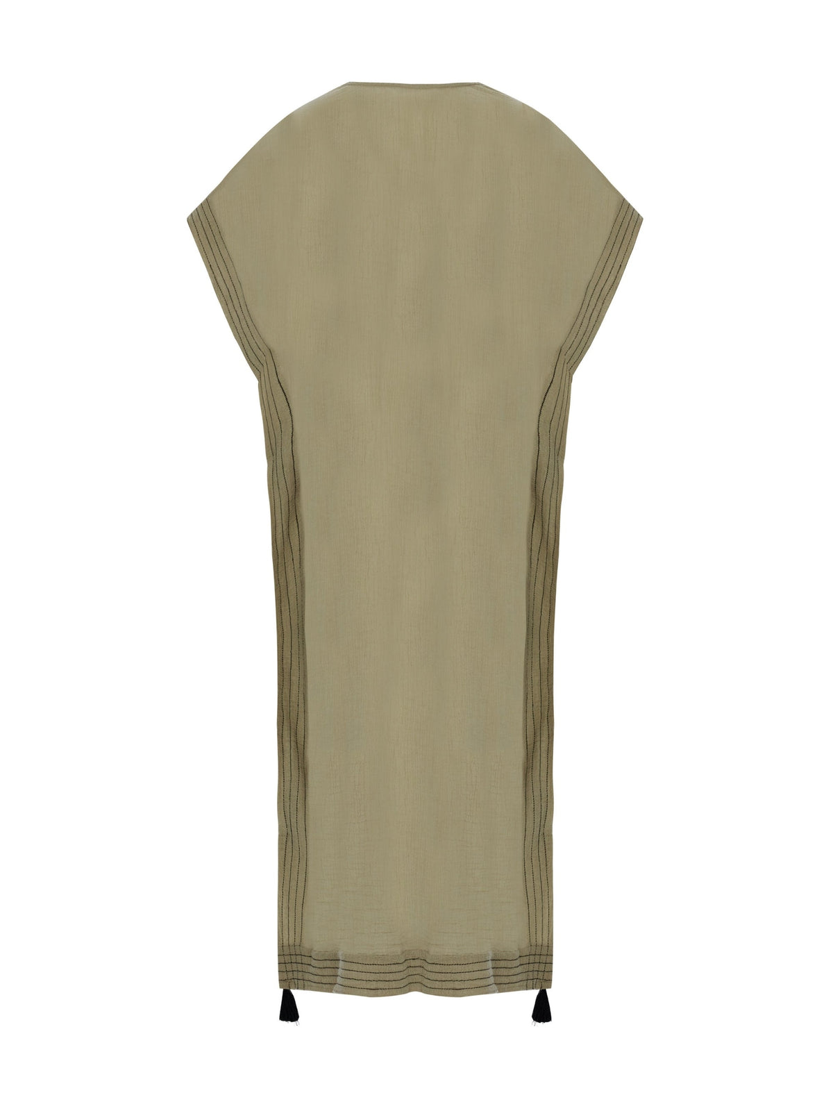 THE HAND LOOM Ela Kaftan - Khaki Green