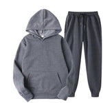 Emerald Forest 2 Pcs Fleece 100% Cotton Hoodie & Pants Set | Hypoallergenic - Allergy Friendly - Naturally Free