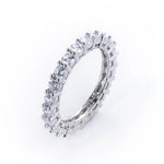 Ethereal Gem 2 Pcs Zircon Sterling Silver Ring | Hypoallergenic - Allergy Friendly - Naturally Free