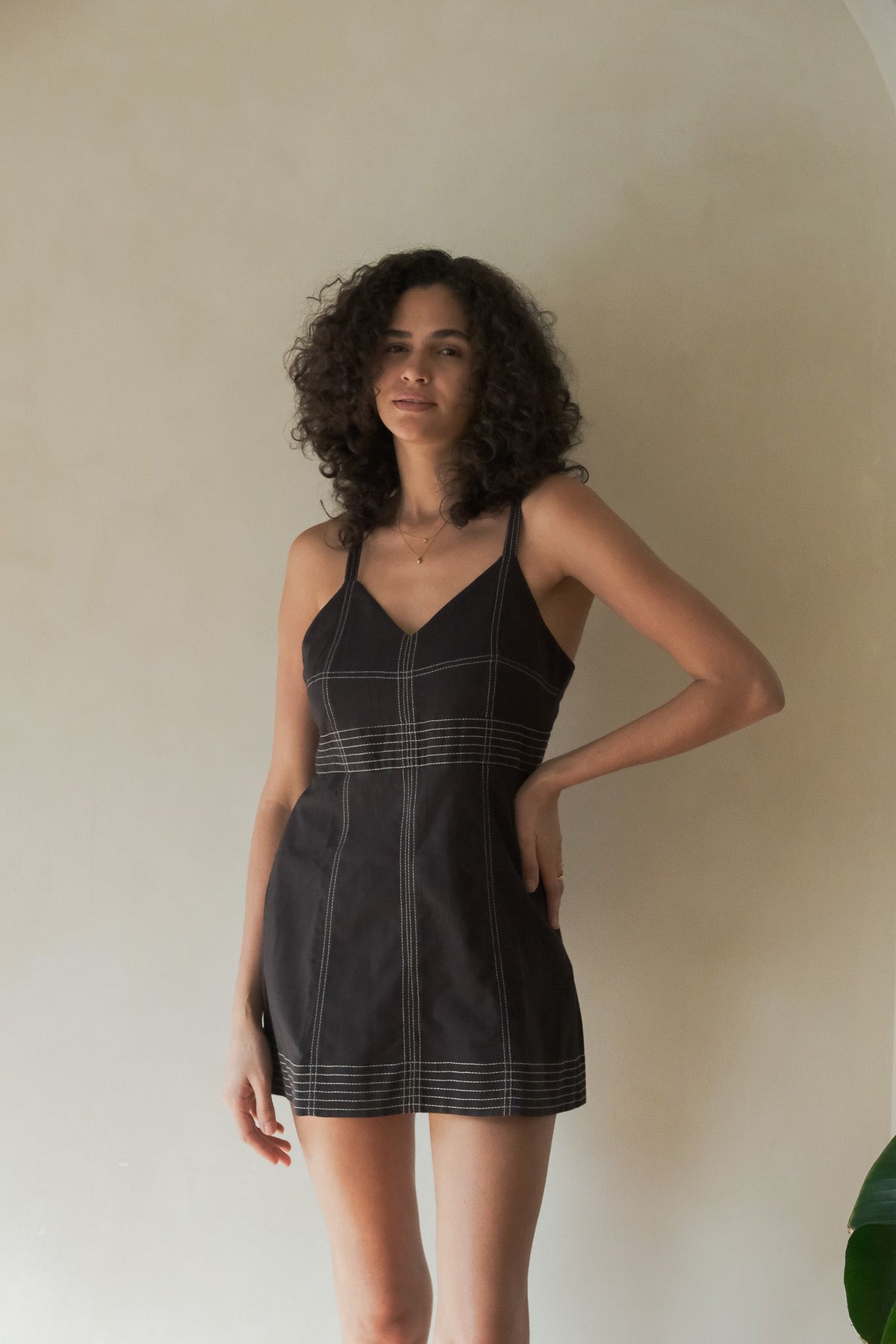 THE HAND LOOM Eva Mini 100% Organic Cotton Womens Dress