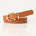 Evergreen Elegance Vegan Leather Womens Belt | Hypoallergenic - Allergy Friendly - Naturally Free