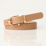 Evergreen Elegance Vegan Leather Womens Belt | Hypoallergenic - Allergy Friendly - Naturally Free