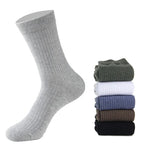 Fall Caviar Ribbed 100% Cotton Mens Socks | Hypoallergenic - Allergy Friendly - Naturally Free