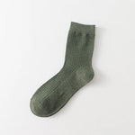 Fall Caviar Ribbed 100% Cotton Mens Socks | Hypoallergenic - Allergy Friendly - Naturally Free