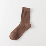 Fall Caviar Ribbed 100% Cotton Mens Socks | Hypoallergenic - Allergy Friendly - Naturally Free