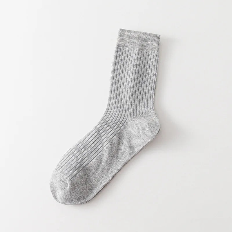 Fall Caviar Ribbed 100% Cotton Mens Socks | Hypoallergenic - Allergy Friendly - Naturally Free
