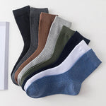 Fall Caviar Ribbed 100% Cotton Mens Socks | Hypoallergenic - Allergy Friendly - Naturally Free