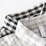 Fig Grove Casual Stripes 100% Cotton Mens Shirt | Hypoallergenic - Allergy Friendly - Naturally Free