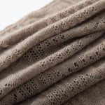 Figgy Bliss Ribbed Cashmere Womens Scarf | Hypoallergenic - Allergy Friendly - Naturally Free