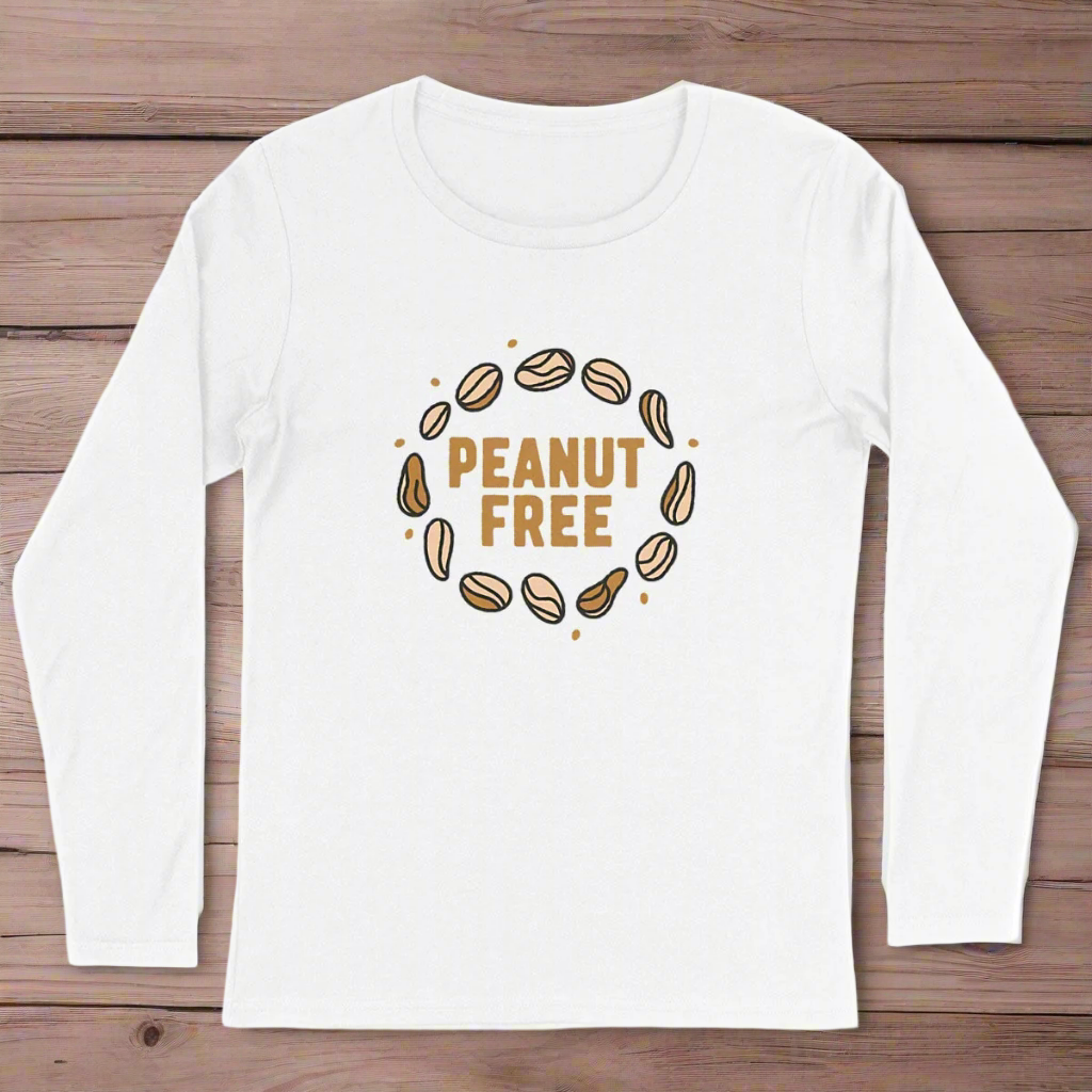 Floating Peanut Free Long Sleeve Organic Cotton Graphic Shirt