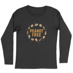 Floating Peanut Free Long Sleeve Organic Cotton Graphic Shirt | Hypoallergenic - Allergy Friendly - Naturally Free